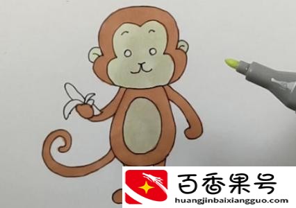 猴子怎么画简单又好看